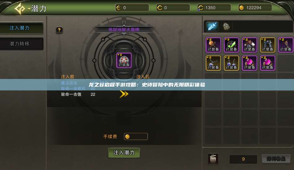 龙之谷启程手游攻略：史诗冒险中的无限精彩体验