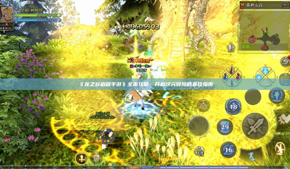 《龙之谷启程手游》全面攻略：开启次元冒险的最佳指南