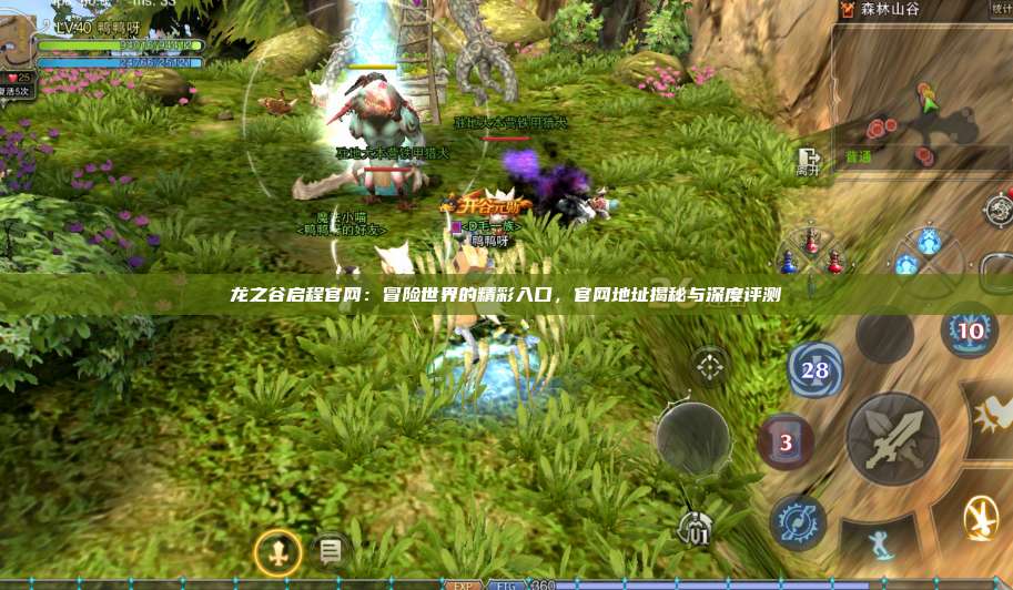 龙之谷启程官网：冒险世界的精彩入口，官网地址揭秘与深度评测