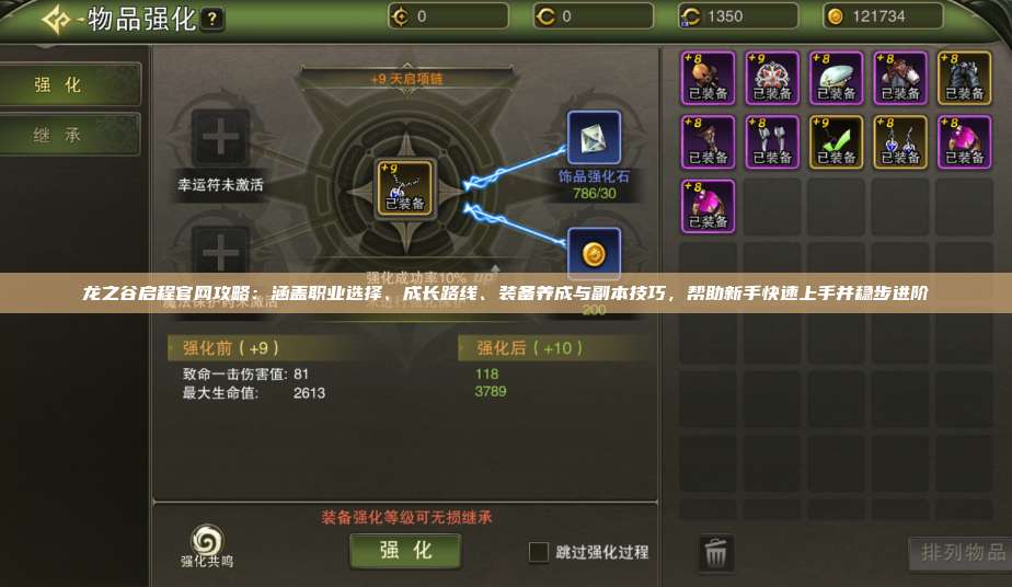 龙之谷启程官网攻略：涵盖职业选择、成长路线、装备养成与副本技巧，帮助新手快速上手并稳步进阶